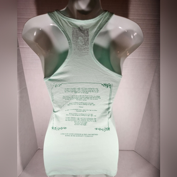 NWOT Women's Hard Days Night The Beatles Vintage Concert Tees Tank Top - Picture 5 of 5